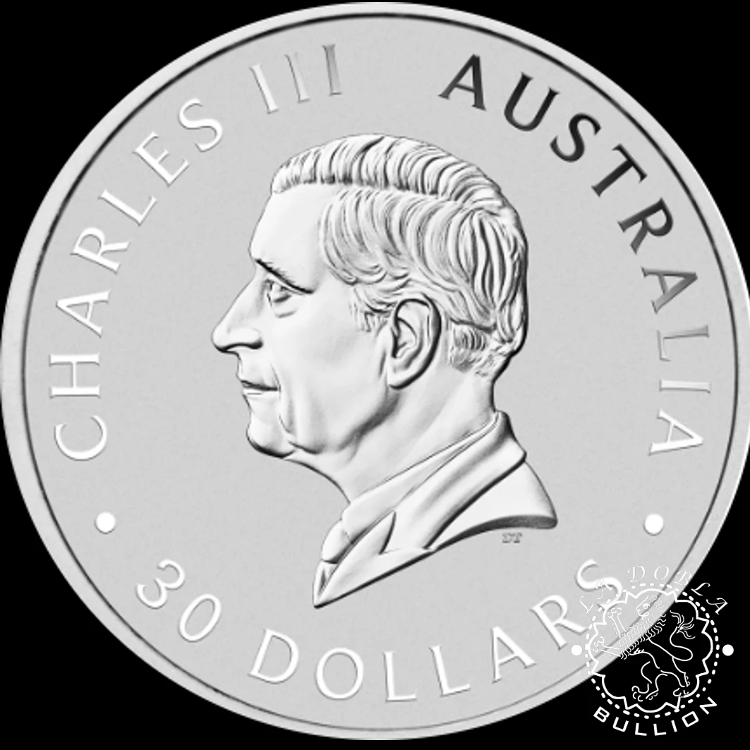 Moneda de Plata Kookaburra 1 kg BU - Australia - 2024 - Anverso