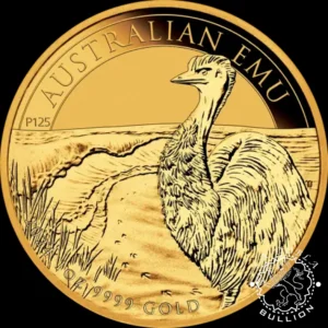Moneda de Oro Emu 1 oz BU - Australia - 2024 - Reverso