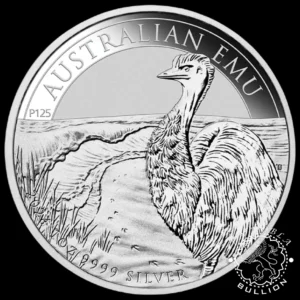 Moneda de Plata Australian Emu 1oz BU- Australia - 2024 - Reverso