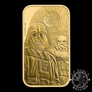 Lingote De Oro 1oz Star Wars The Dark Side – The Royal Mint – 2024 - Reverso