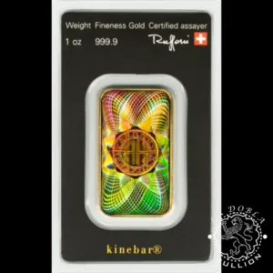 Lingote de Oro 1 oz Kinebar - ARGOR-HERAEUS - Anverso