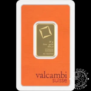 Lingote de Oro 20 g - VALCAMBI - Anverso