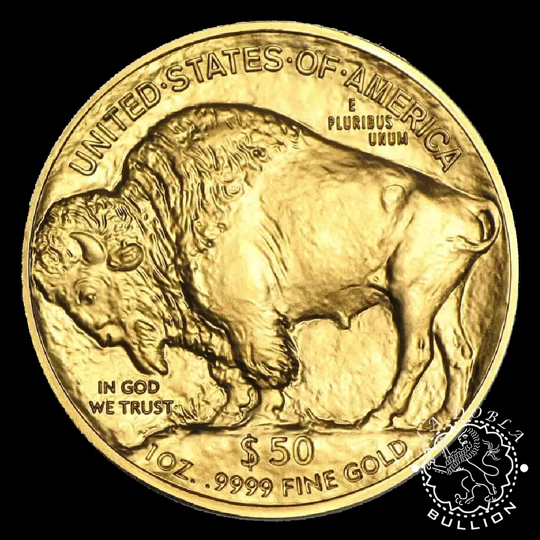 Moneda de Oro Buffalo 1 oz BU - EE.UU. - Emisión Pasada - Anverso