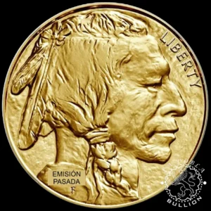 Moneda de Oro Buffalo 1 oz BU - EE.UU. - Emisión Pasada - Reverso