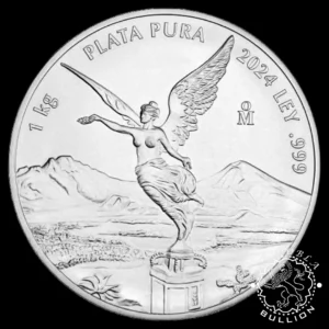 Moneda de Plata Libertad 1 kg BU - México - 2024 - Reverso
