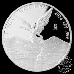 Moneda de Plata Libertad 1 oz Proof - México - 2024 - Reverso