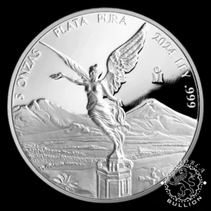 Moneda de Plata Libertad 5 oz Proof - México - 2024 - Anverso