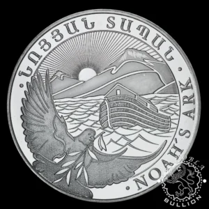 Moneda-de-Plata-Arca-de-Noe-1-oz-BU-Armenia-2025-Anverso.webp