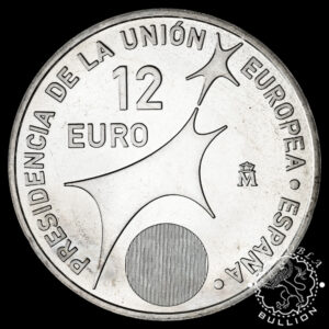 2002 - 12 Euros de Plata - Presidencia Unión Europea - ESPAÑA - Reverso