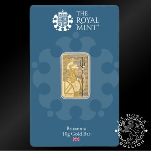 Lingote de Oro Britannia 10g - Royal Mint - Reverso - Nuevo