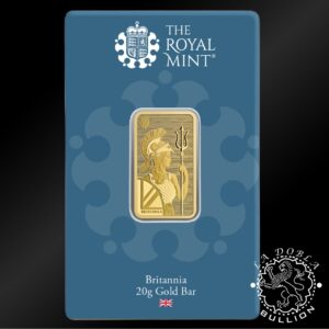 Lingote de Oro Britannia 20g - Royal Mint - Reverso - Nuevo
