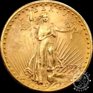 Moneda de Oro 20 Dólares Double Eagle Saint-Gaudens - EE.UU. - 1907-1933 - Reverso