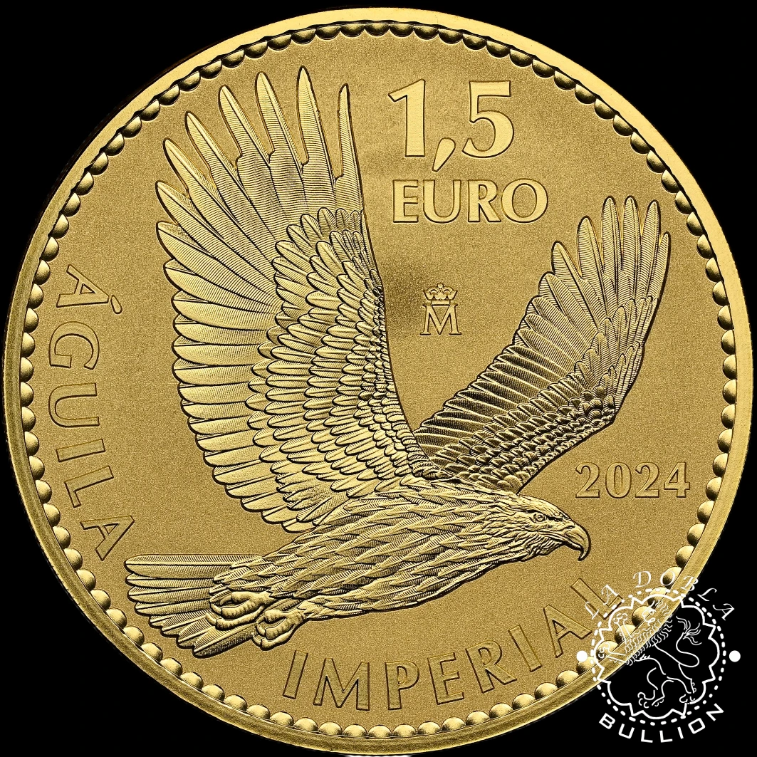 Moneda de Oro Águila Imperial 1 oz Proof Inverso - España - 2024 - NGC PF70 - Reverso