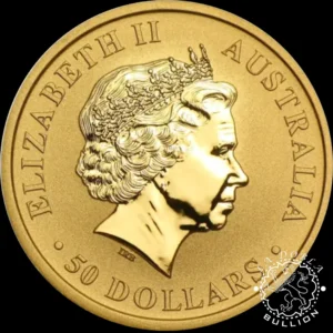 Moneda de Oro Canguro 1/2 oz BU - Australia - EMISIÓN PASADA - Anverso