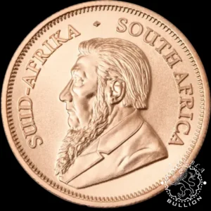 Moneda de Oro Krugerrand 1 2 oz BU - Sudáfrica - EMISIÓN PASADA - Anverso