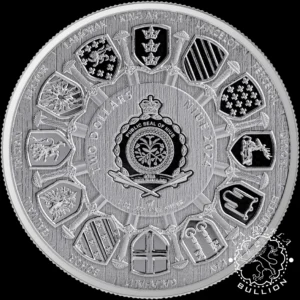 Moneda de Plata Camelot Sir Lancelot 1 oz BU - Niue - 2024 - Anverso