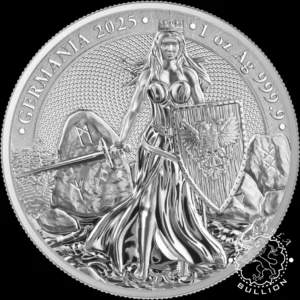 Moneda de Plata Germania 1 oz BU - Germania - 2025 - Reverso