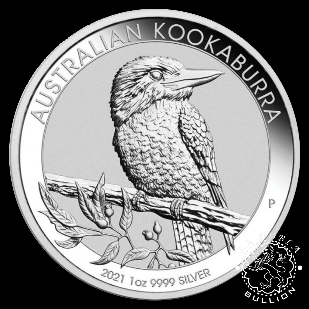 Moneda de Plata Kookaburra 1 oz BU - Australia - 2021 - Reverso