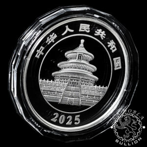 Moneda de Plata Panda 150 g Proof - China - 2025 - Reverso