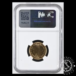 Moneda de Oro Soberano Jubileo Reina Isabel II - 2012 - NGC MS66 - Anverso