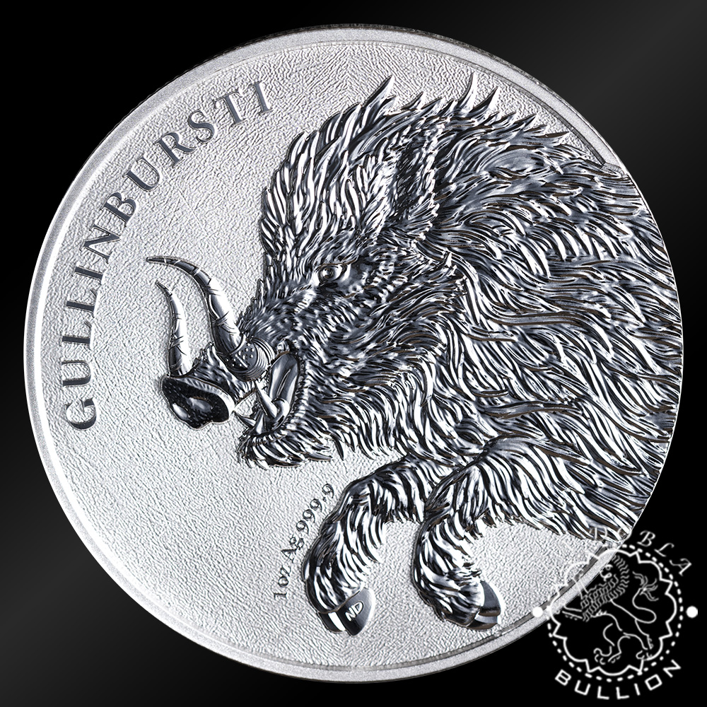 Moneda de Plata Germania Beasts Gullinbursti 1 oz BU – Germania – 2025 - Reverso