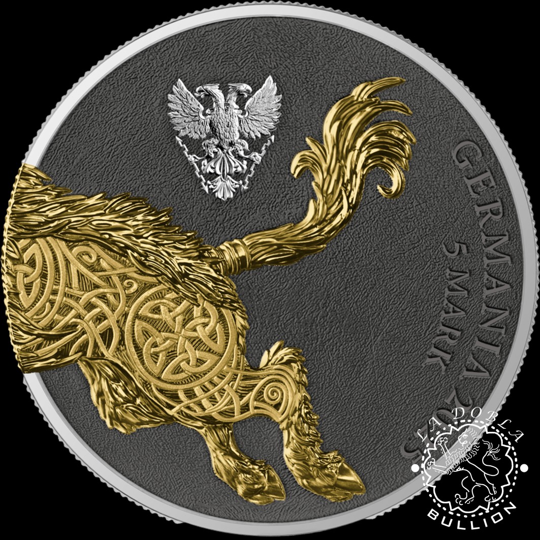Moneda de Plata Germania Beasts Gullinbursti Geminus 2 x 1 oz BU - Germania - 2025 - Anverso 2