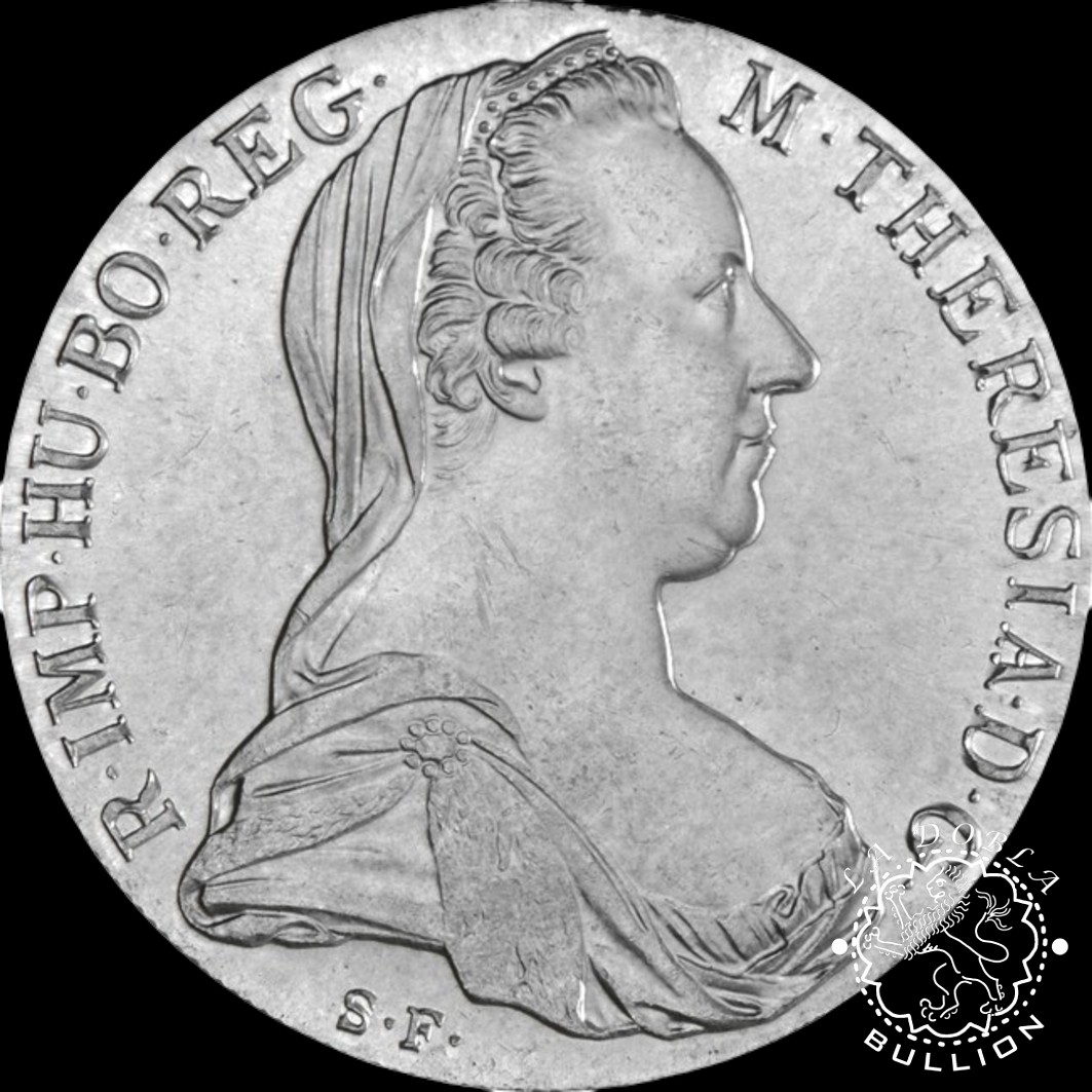 Moneda de Plata Thaler de Maria Teresa BU - Austria - 1780 - Reacuñación - Anverso