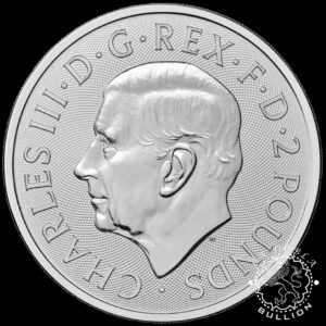 Moneda de Plata The Royal Arms 1 oz - BU - Reino Unido - 2025 Anverso