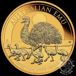 Moneda de Oro Australian Emu 1oz BU - Australia - 2025 - Reverso
