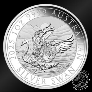 Moneda de Plata Australian Silver Swan 1oz BU - Australia - 2025 - Reverso
