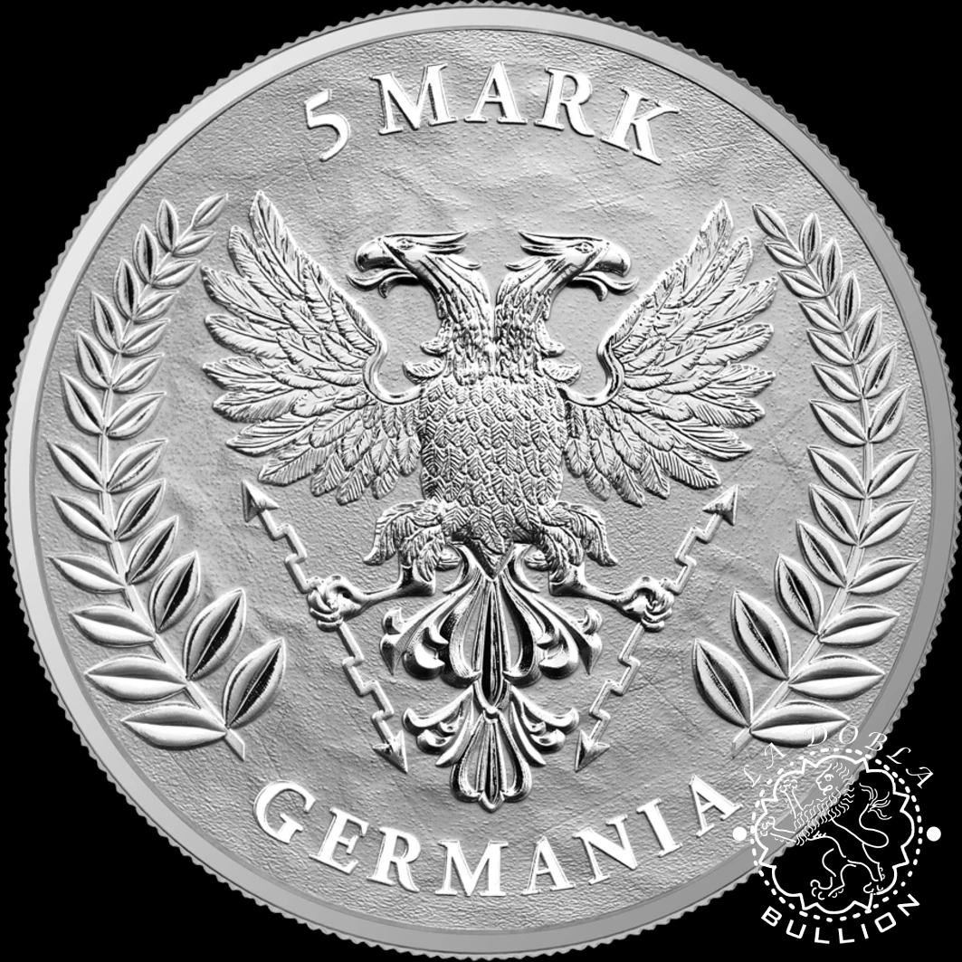 Moneda de Plata Germania 1 oz First Day of Production - MS70 - Germania - 2025 - Anverso