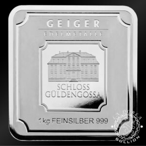 Lingote de Plata 1000 g - GEIGER - Reverso