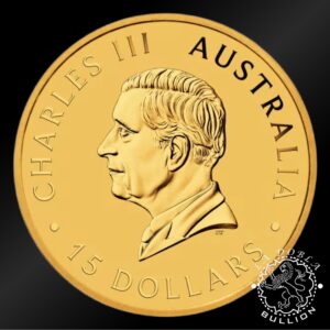 Moneda de Oro Kookaburra 1 10 oz BU - Australia - 2025 - Anverso