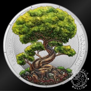 Moneda de Plata Mythical Forest Yggdrasil Summer - 1 oz BU - 2025 - Reverso