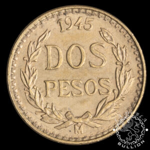 Moneda de Oro 2 Pesos - México - Año Aleatorio