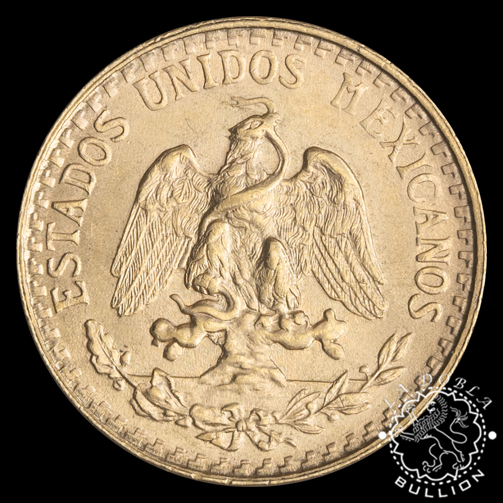 Moneda de Oro 2 Pesos - México - Año Aleatorio - Imagen 2