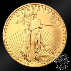 Moneda de Oro American Eagle 1 10 oz BU - EE.UU. - EMISIÓN PASADA - Reverso