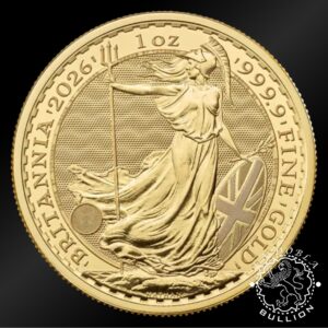 Moneda de Oro Britannia 1 oz - Reino Unido - 2026 - Reverso