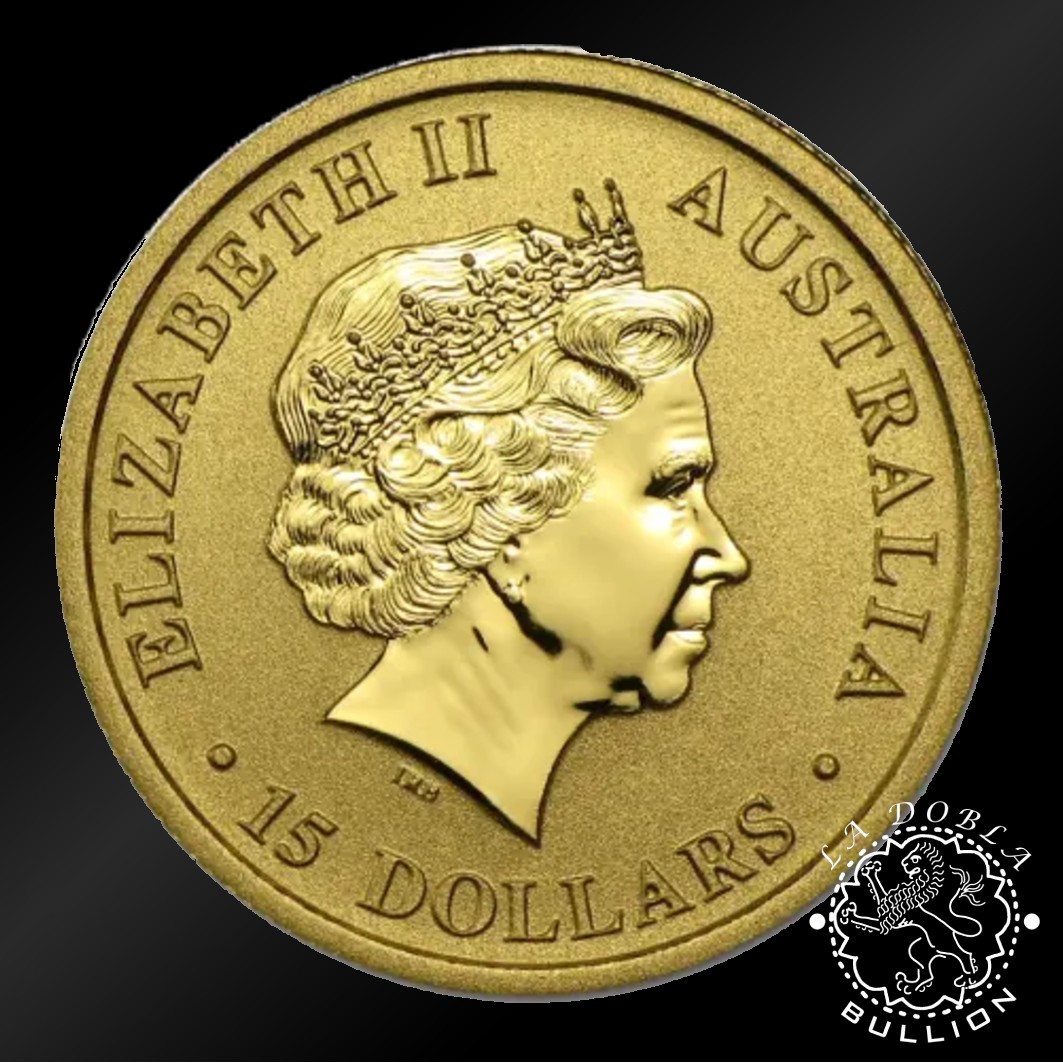 Moneda de Oro Canguro Nugget 1 10 oz BU - Australia - EMISIÓN PASADA - Anverso