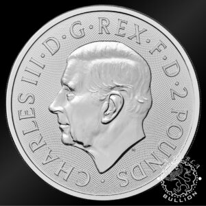 Moneda de Plata British Lion 1 oz BU - Reino Unido - 2025 - Anverso