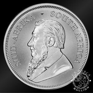 Moneda de Plata Krugerrand 1 oz BU - Sudáfrica - Emisión Pasada (VM) - Anverso