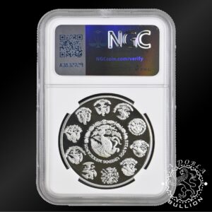 Moneda de Plata Libertad 1 oz Proof - México - 2024 - Encapsulada por NGC - Anverso