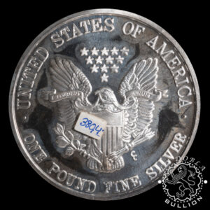 Moneda de Plata Silver Eagle 12 oz Proof - Continental Coin Corp. - 1991 - Recomprada