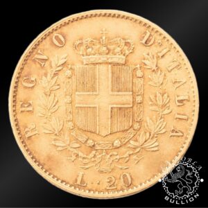 Moneda de Oro 20 Liras - Mejor Oferta - Italia - Año Aleatorio - Reverso