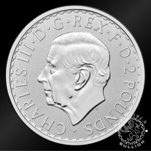Moneda de Plata Britannia 1 oz BU - Reino Unido - 2026 - Anverso