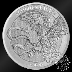 Moneda de Plata Golden Eagle 1 oz BU - Malta - 2025 - Reverso