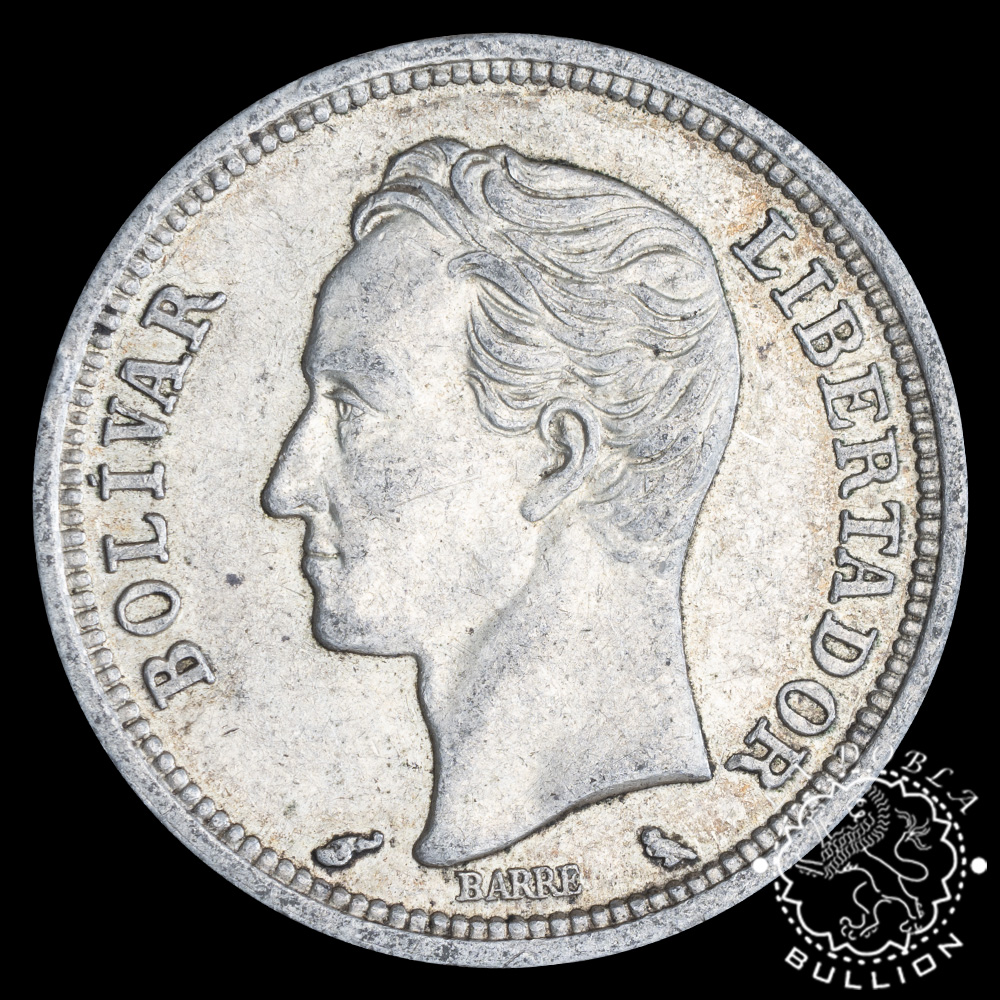 1879 - 1960 - 1 Bolívar de Plata - VENEZUELA - Imagen 2