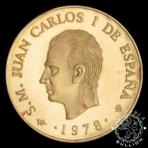 Medalla de Oro Visita Juan Carlos I a México - 1 oz - México - 1978 - Recomprada - Reverso