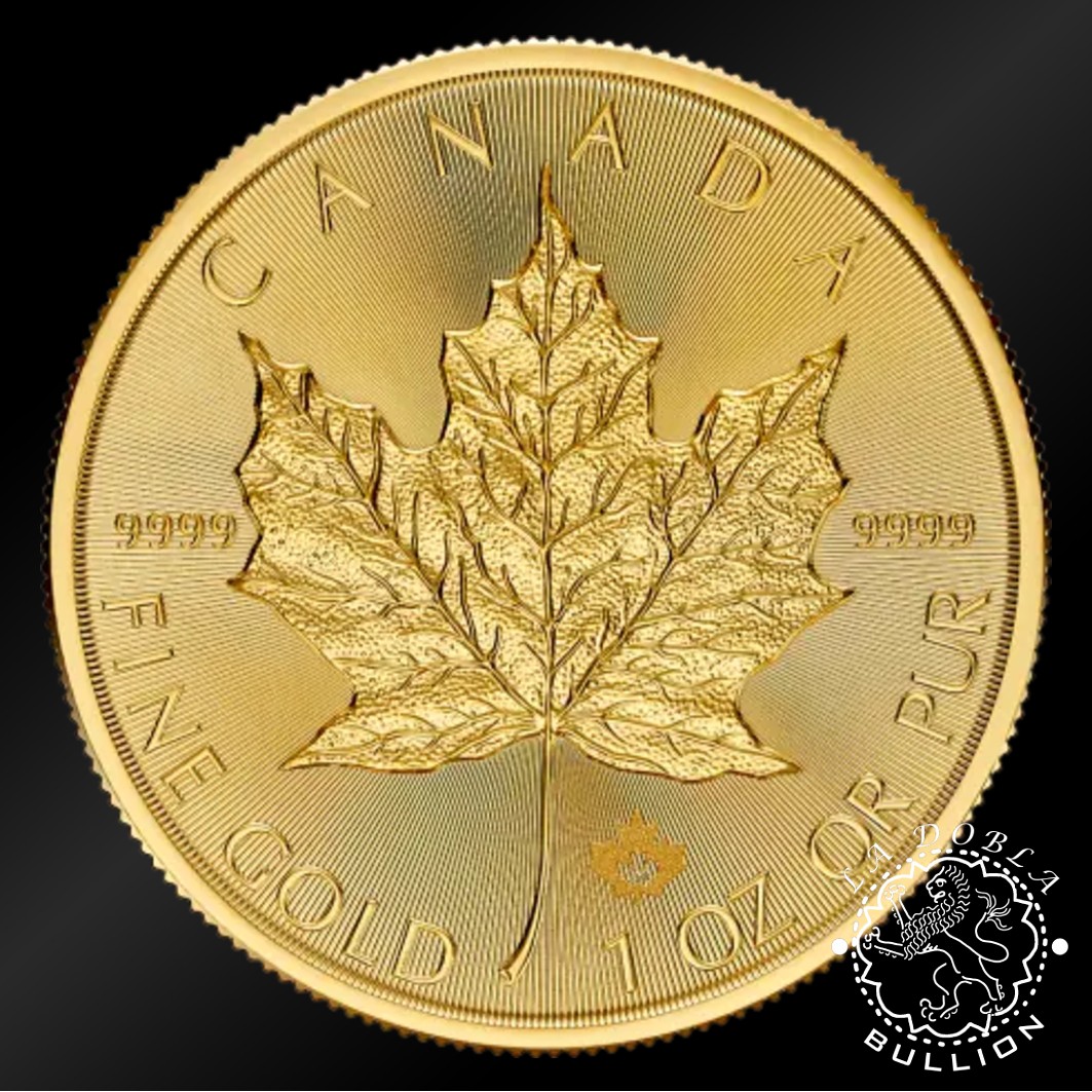 Moneda de Oro Maple Leaf 1 oz BU – Canadá – 2026 - Anverso