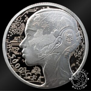 Moneda de Plata AI Coin 1 oz BU - Chad - 2023 - Anverso